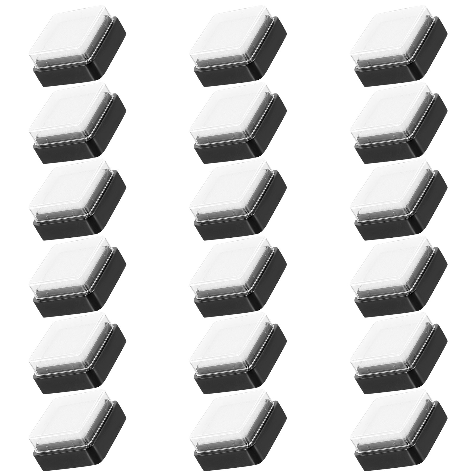 Self Inking Stamp - 18Pcs Blank Ink Stamp Pads Sponge
