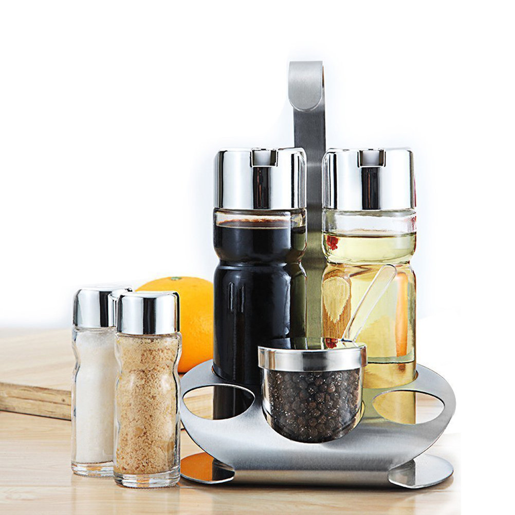 5Pcs Spice Jars Set Clear Lid  - Paperclip Magnetic Set review and price