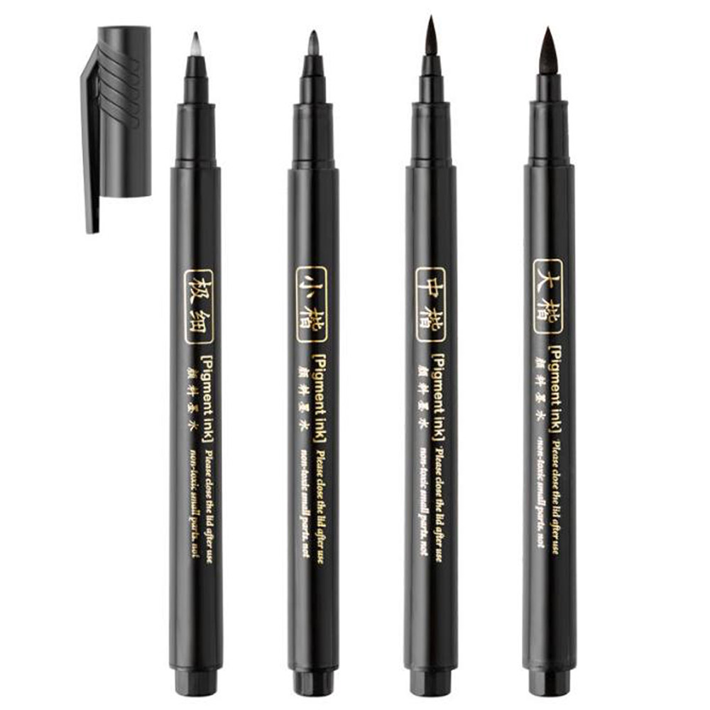 4pc Brush Pen Calligraphy Pen  - Stationery Warehouse review and price