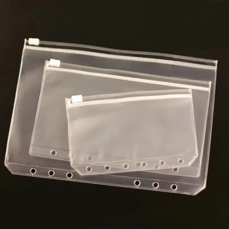 10Pcs Transparent PVC Zipper B - Portfolio Folder Zip review and price