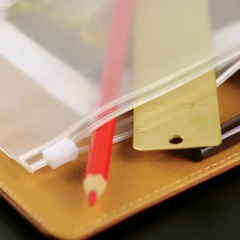 10Pcs Transparent PVC Zipper B - Portfolio Folder Zip review and price